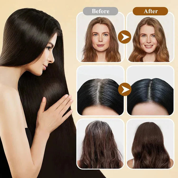 Naturique – Japanese Long-Lasting Natural Hair Dye Shampoo || Buy 1 Get 1 Free !!