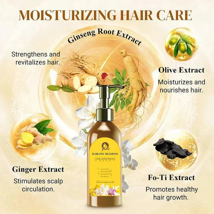 Naturique – Japanese Long-Lasting Natural Hair Dye Shampoo || Buy 1 Get 1 Free !!